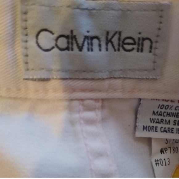 Vtg CK Pale Pink Denim Skirt - Picture 14 of 16